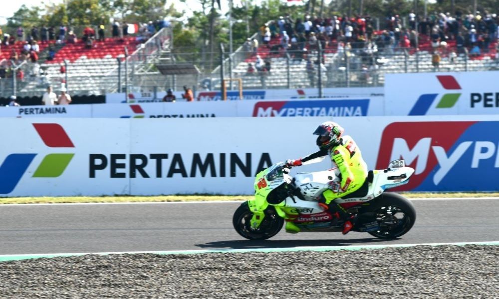 Pertamina memberikan dukungan penuh untuk Pertamina Enduro VR46 Racing Team di kategori MotoGP. (Foto: Dok/Humas Pertamina)