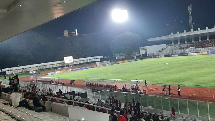 Suasana tribun penonton di Stadion Madya GBK, Jakarta, Minggu (29/9/2024). <b>(Dok.Ntvnews.id)</b>