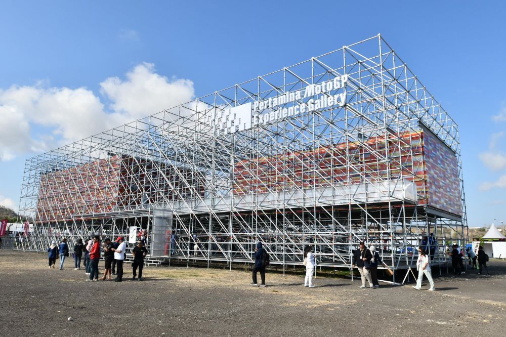 Suasana Pertamina MotoGP Experience Gallery sebelum peresmian di Pertamina Mandalika International Circuit, Lombok Tengah, Nusa Tenggara Barat pada Sabtu (28/9/2024)/Foto: Istimewa