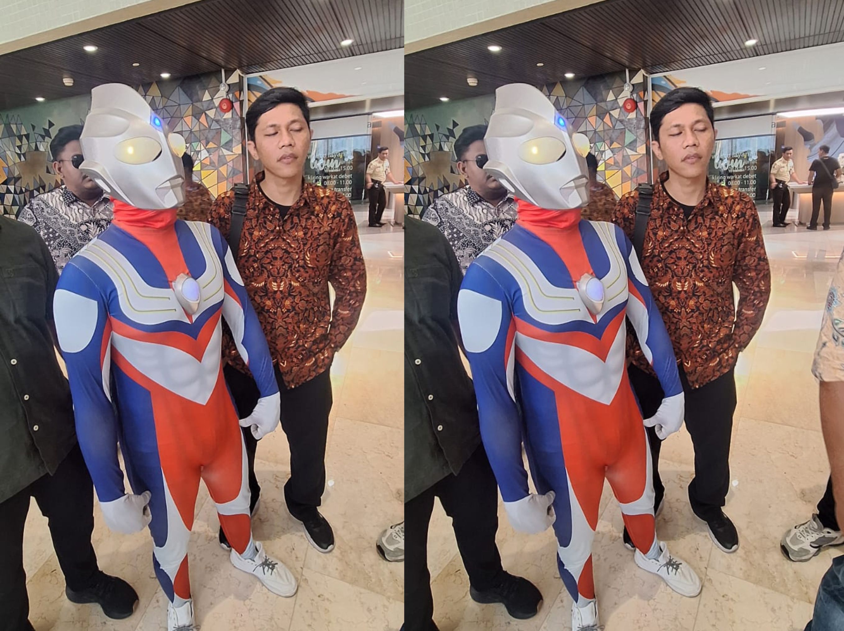 Anggota DPR RI hadiri pelantikan pakai kostum Ultraman <b>(Istimewa)</b>