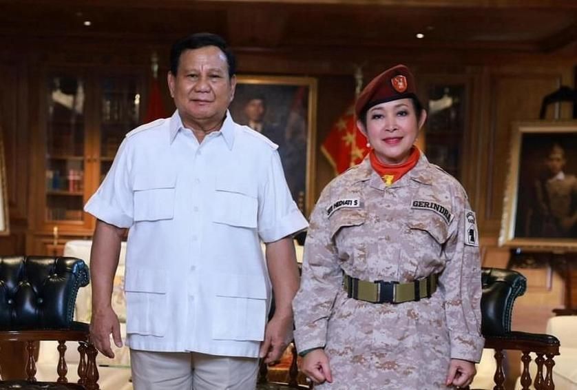 Prabowo Subianto dan Titiek Soeharto. (Instagram) 