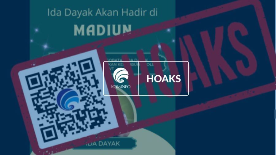 Pengobatan Ida Dayak di Madiun Hoax <b>(tangkapan layar Kominfo)</b>