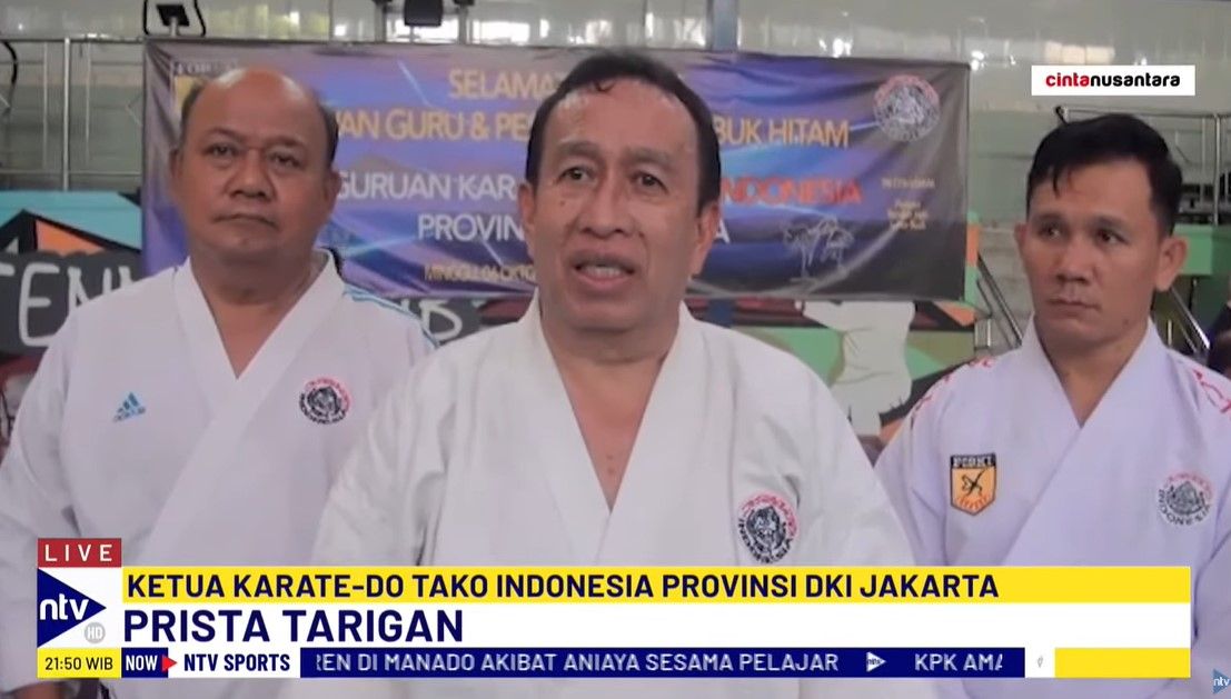 Ketua Karate-DO TAKO Indonesia Provinsi DKI Jakarta, Prista Tarigan.