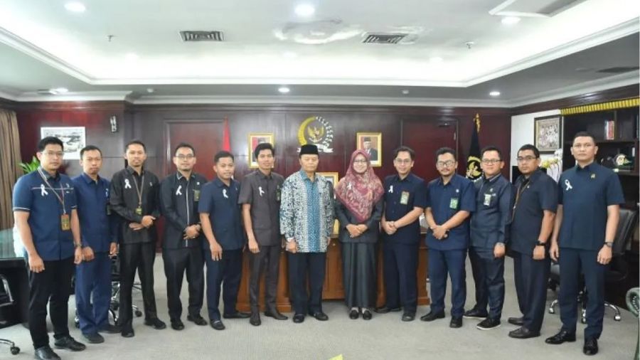 Wakil Ketua MPR RI Hidayat Nur Wahid bertemu para hakim. <b>(Antara)</b>