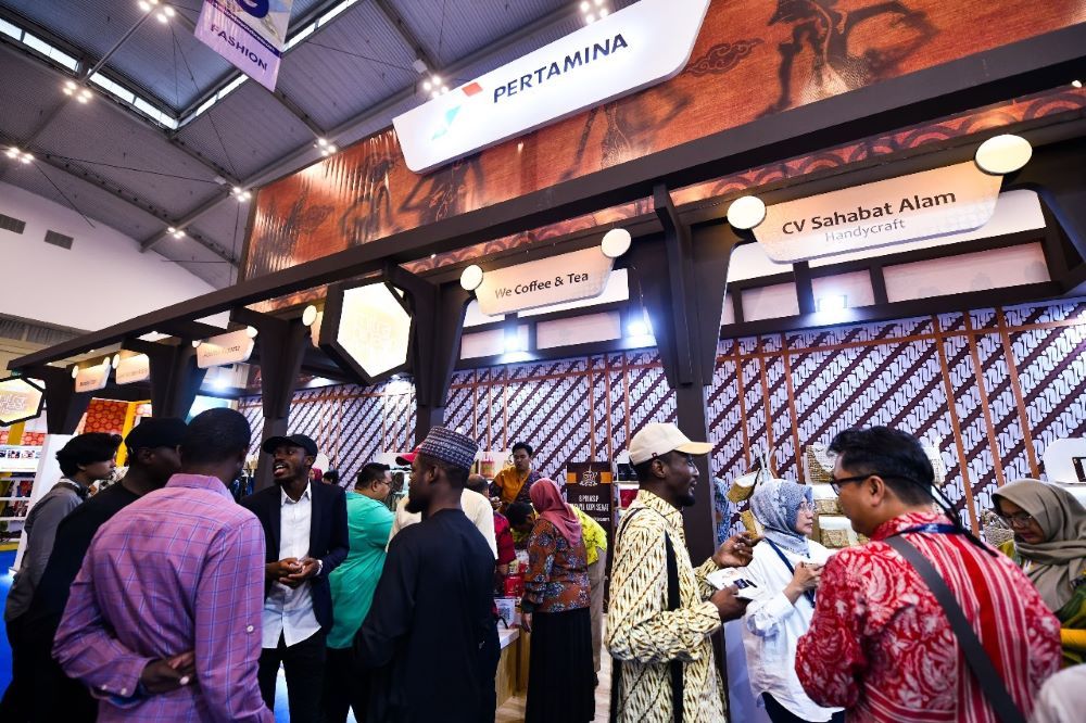 UMKM Binaan Pertamina membuka pangsa pasar internasional melalui ajang Trade Expo Indonesia, di Tangerang, pekan lalu. Beberapa UMKM berhasil meraih kerja sama dagang dan siap memasarkan produknya di mancanegara/Foto: Istimewa