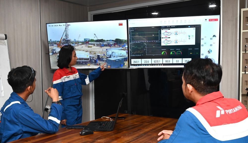 Keberhasilan injeksi C02 menunjukkan komitmen Pertamina dalam penerapan teknologi CCUS (Carbon Capture Utilization and Storage). (Foto: Humas Pertamina)