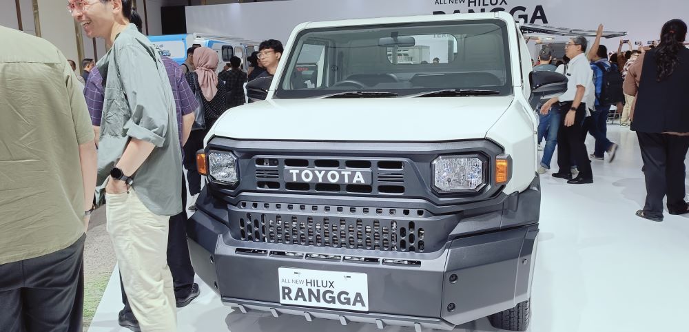 Peluncuran Toyota All-New Hilux Rangga dihelat di JI-Expo, Kemayoran, Jakarta Pusat (Jakpus), pada Selasa (15/10/2024).