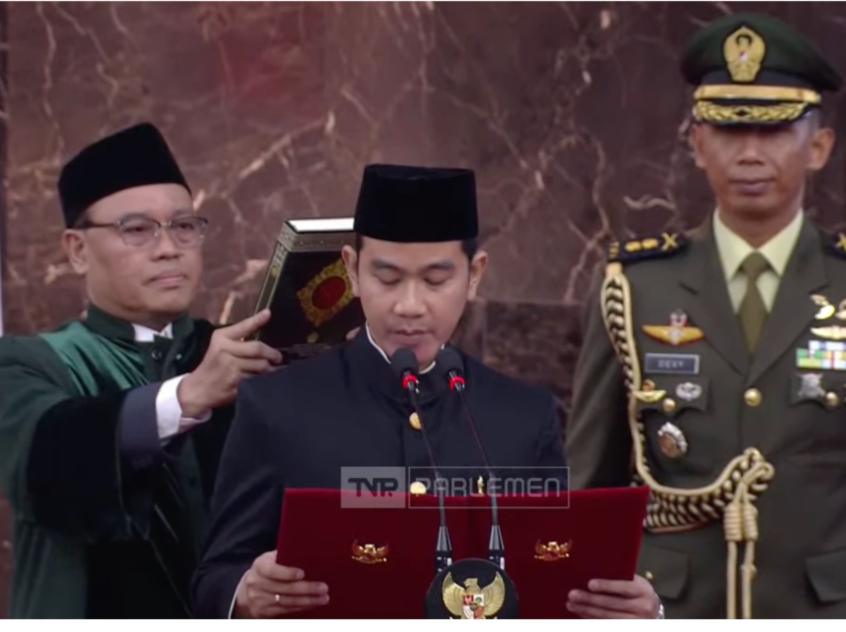 Wakil Presiden Gibran Rakabuming Raka <b>(Youtube TV Parlemen)</b>