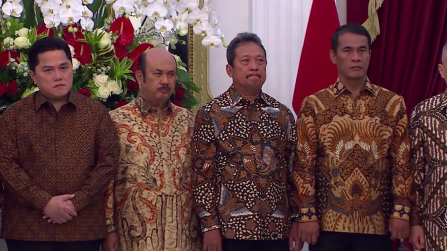 Kabinet pemerintah Republik Indonesia. <b>(Youtube Sekretariat Presiden)</b>