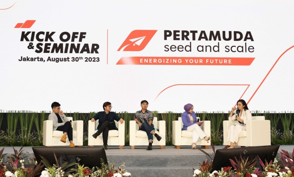 Talkshow saat Kick Off Pertamuda 2023 di Graha Pertamina. (Foto: Istimewa/Humas Pertamina)