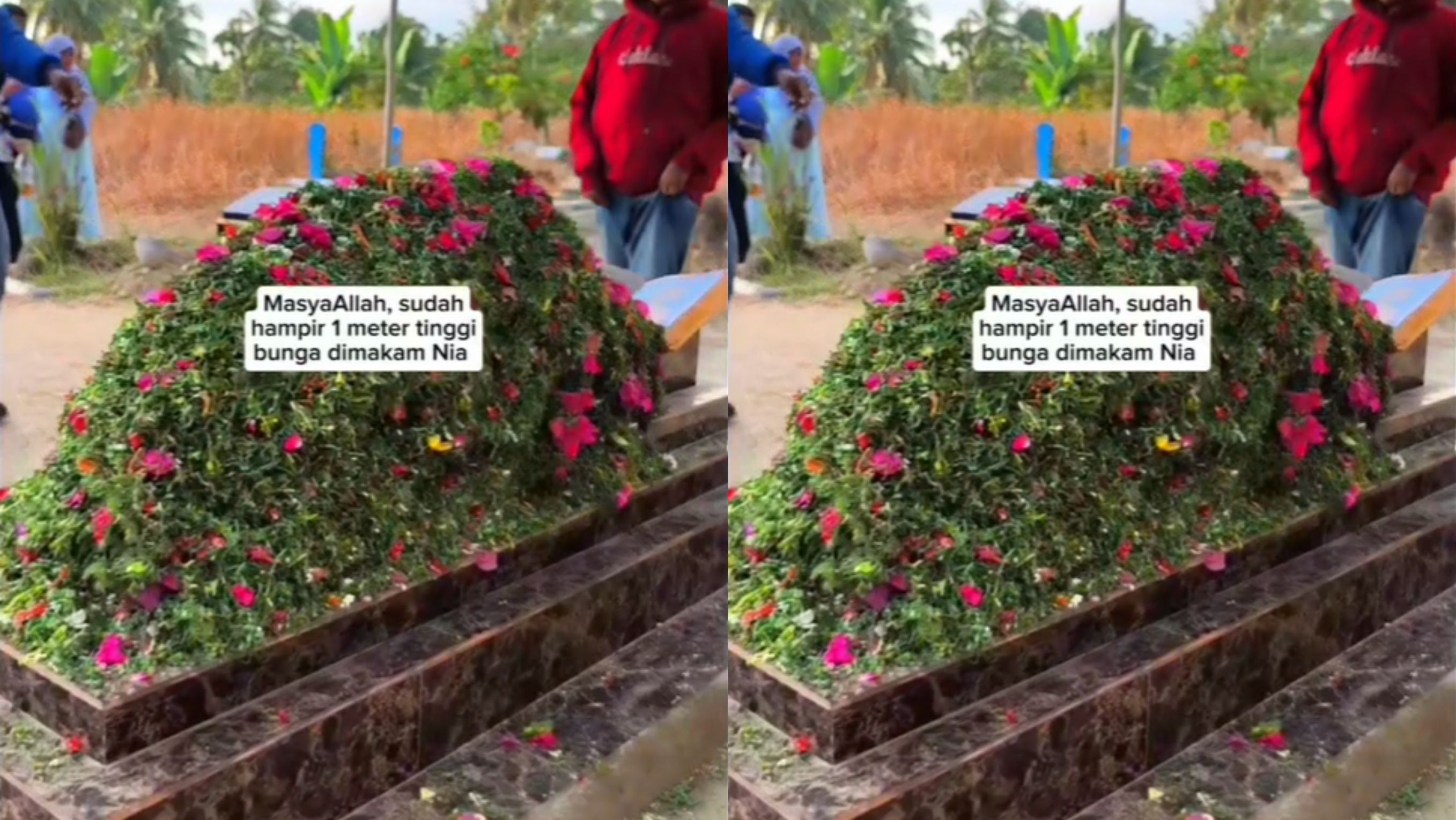 Makam Nia Kurnia Sari Penjual Gorengan di Padang <b>(TikTok)</b>