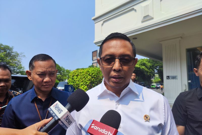 Kepala Kantor Komunikasi Kepresidenan Hasan Nasbi saat ditemui di Istana Kepresidenan Jakarta, Rabu (30/7/2024). <b>(Dok.Antara)</b>