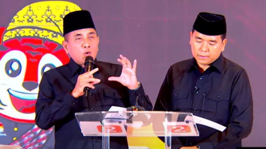 Edy Rahmayadi-Hasan Basri Sagala. <b>(Youtube KPU Sumut)</b>