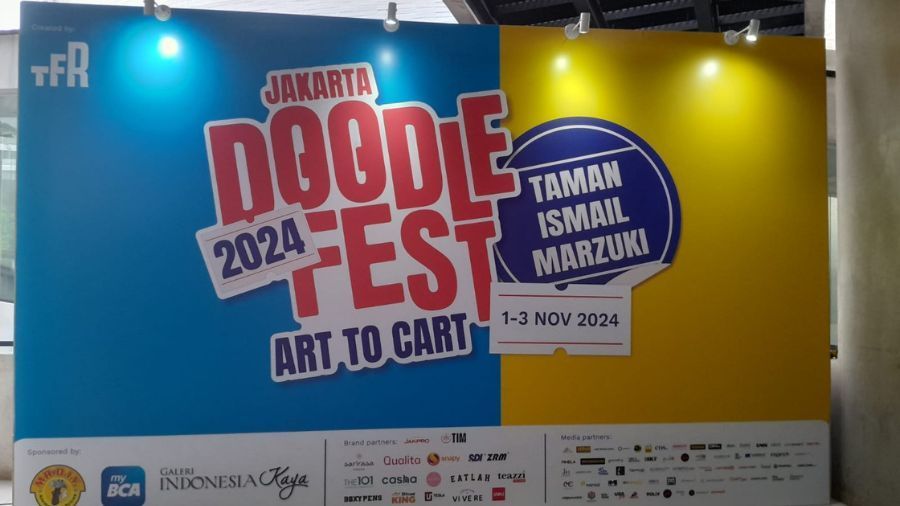 Jakarta Doodle Fest 2024 <b>(NTVNews.id/ Adiansyah)</b>