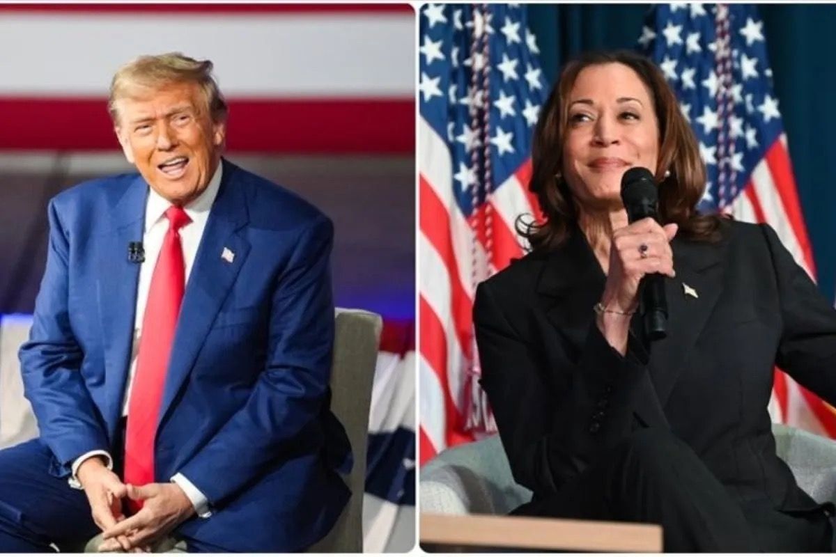 Donald Trump dan Kamala Harris. <b>(Antara)</b>