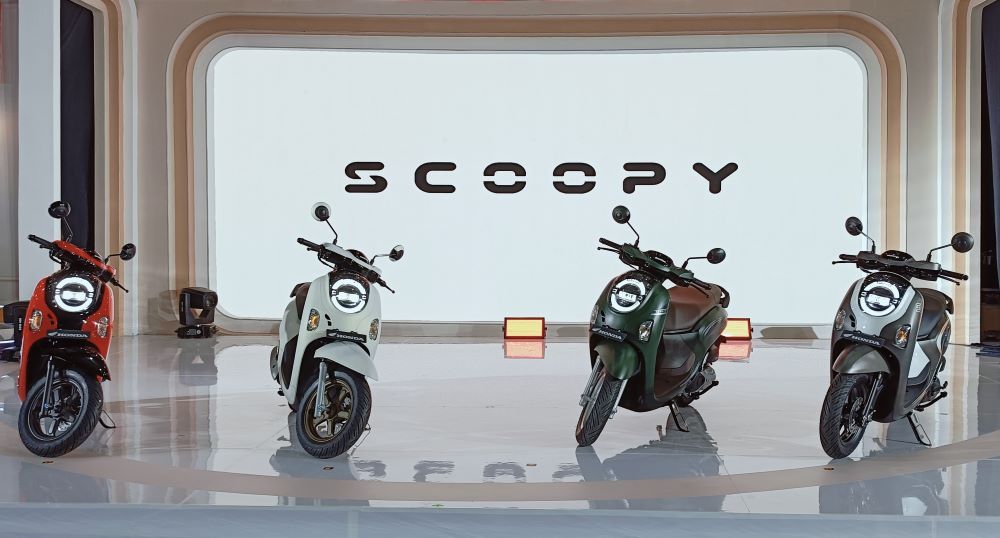 PT Astra Honda Motor (AHM) resmi meluncurkan New Honda Scoopy pada Selasa (5/11/2024). (Foto: Adiantoro/NTV)