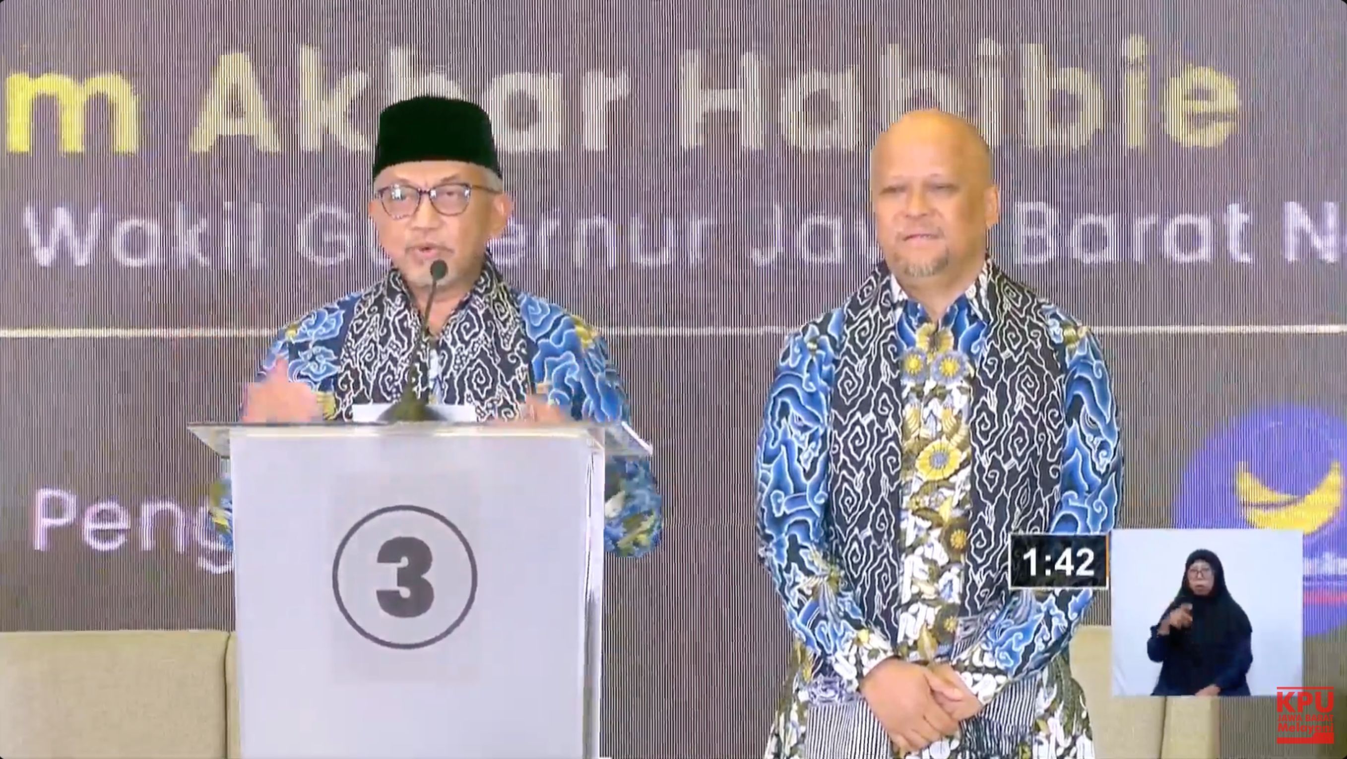 Ahmad Syaikhu dan Ilham Habibie <b>(YouTube)</b>