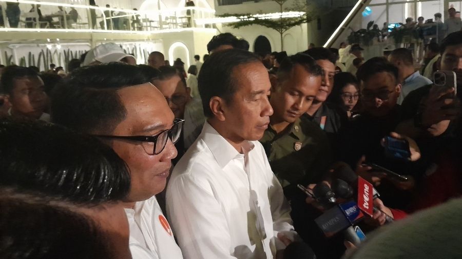 Ridwan Kamil dan Jokowi <b>(Ntvnews.id/ Adiansyah)</b>