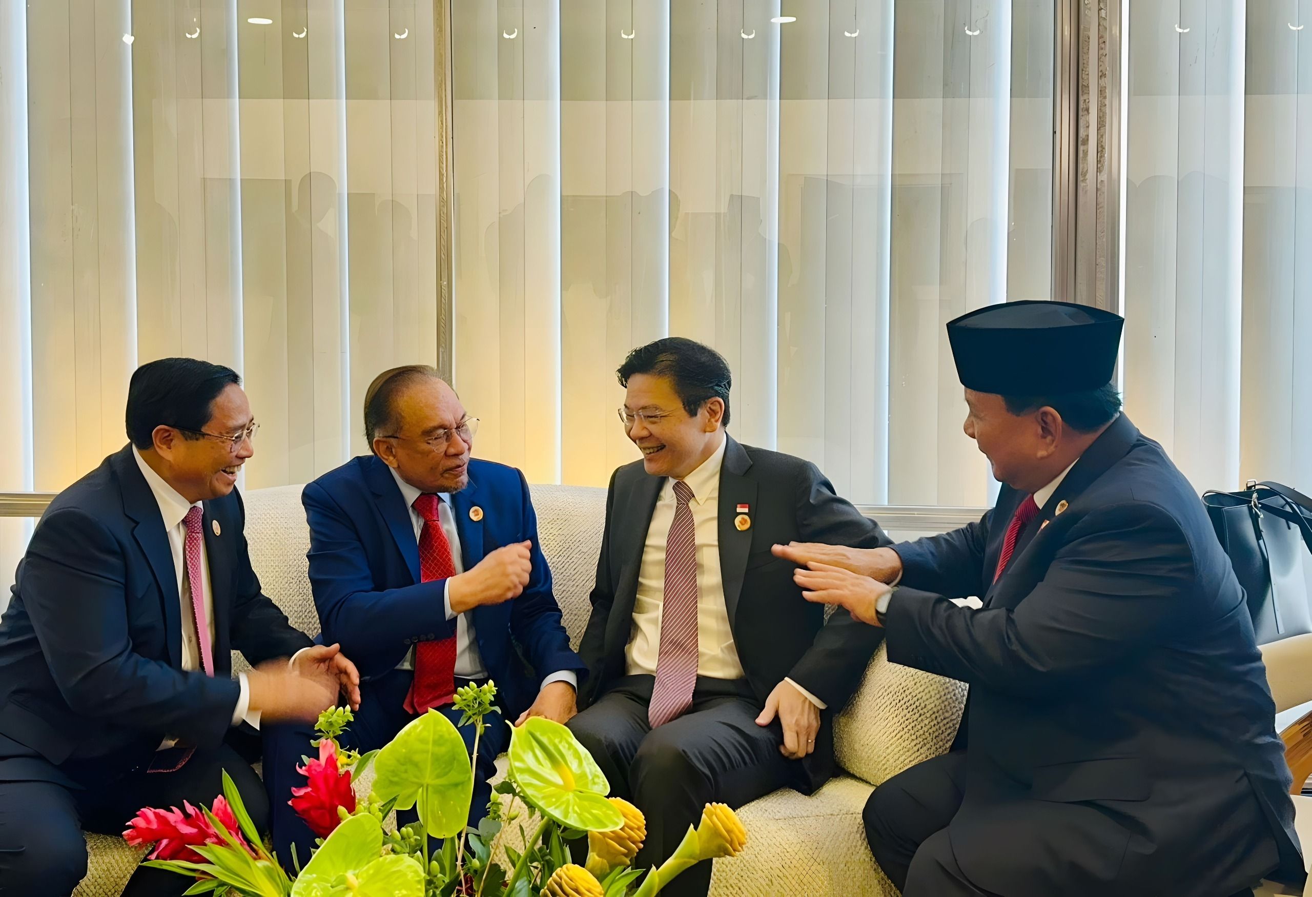 Prabowo Subianto Terlihat Akrab dengan Pemimpin Dunia di KTT G20 Brasil 2024. <b>(Dok.Istimewa)</b>