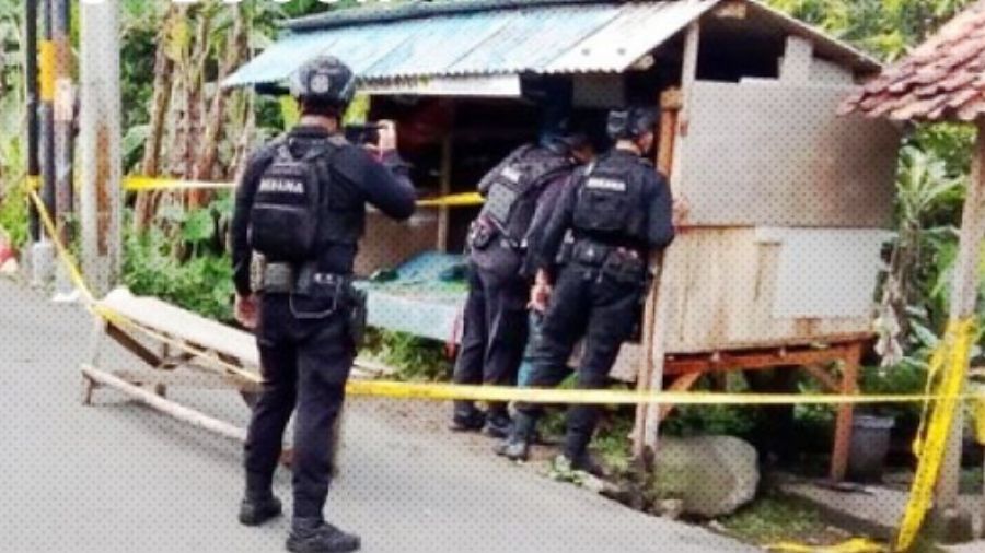 Ada bom rakitan aktif di Pos Kamling Tamansari Bogor  <b>(Instagram @infobogor)</b>