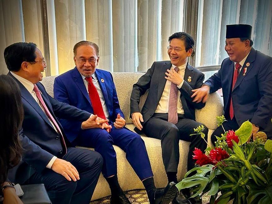 Prabowo Kumpul Bareng Para Pimpinan Negara Asia <b>(Instagram @lawrencewongst)</b>