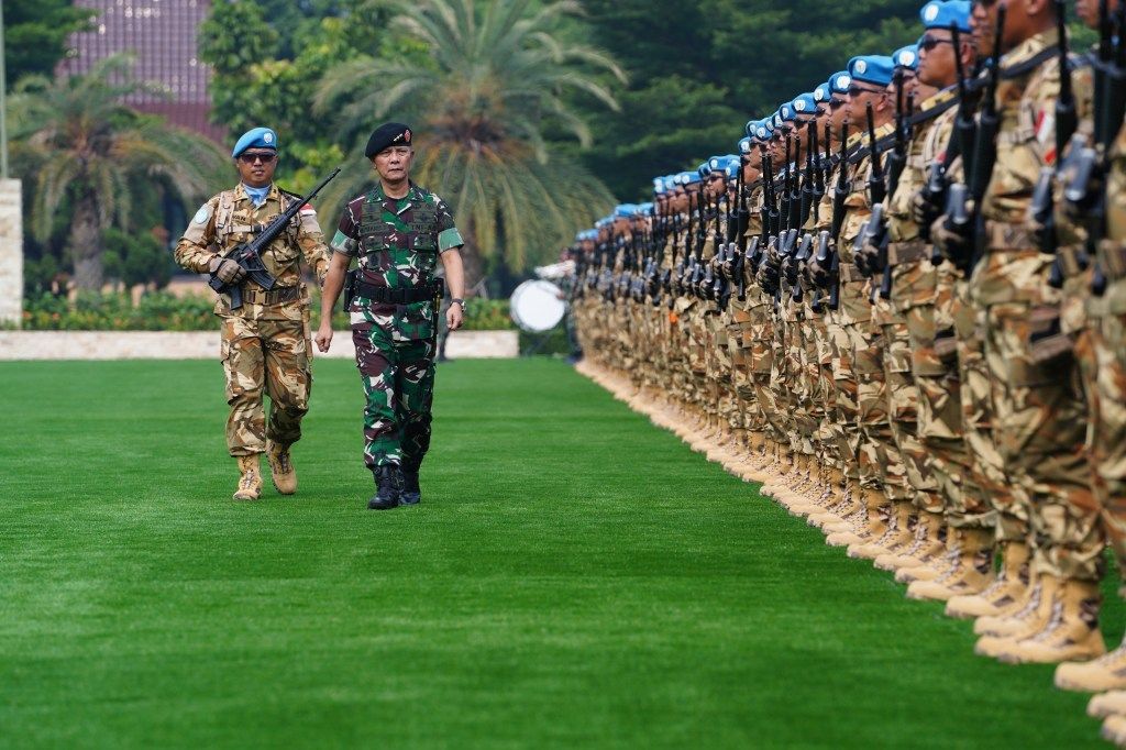 Satuan Tugas Kompi Zeni (Satgas Kizi) TNI Kontingen Garuda XXXVII-K/MINUSCA telah resmi diberangkatkan menuju Republik Afrika Tengah <b>(Istimewa)</b>