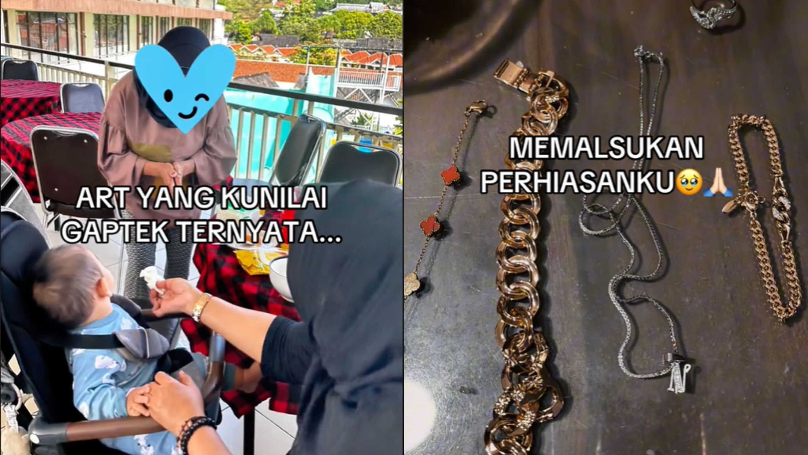 ART Palsukan Perhiasan Majikan <b>(TikTok)</b>