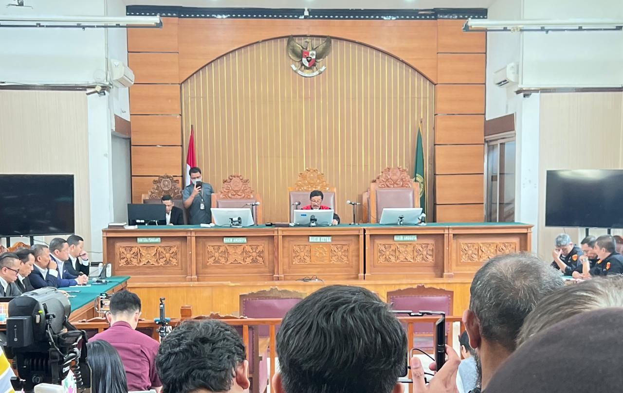 Sidang praperadilan Tom Lembong. 