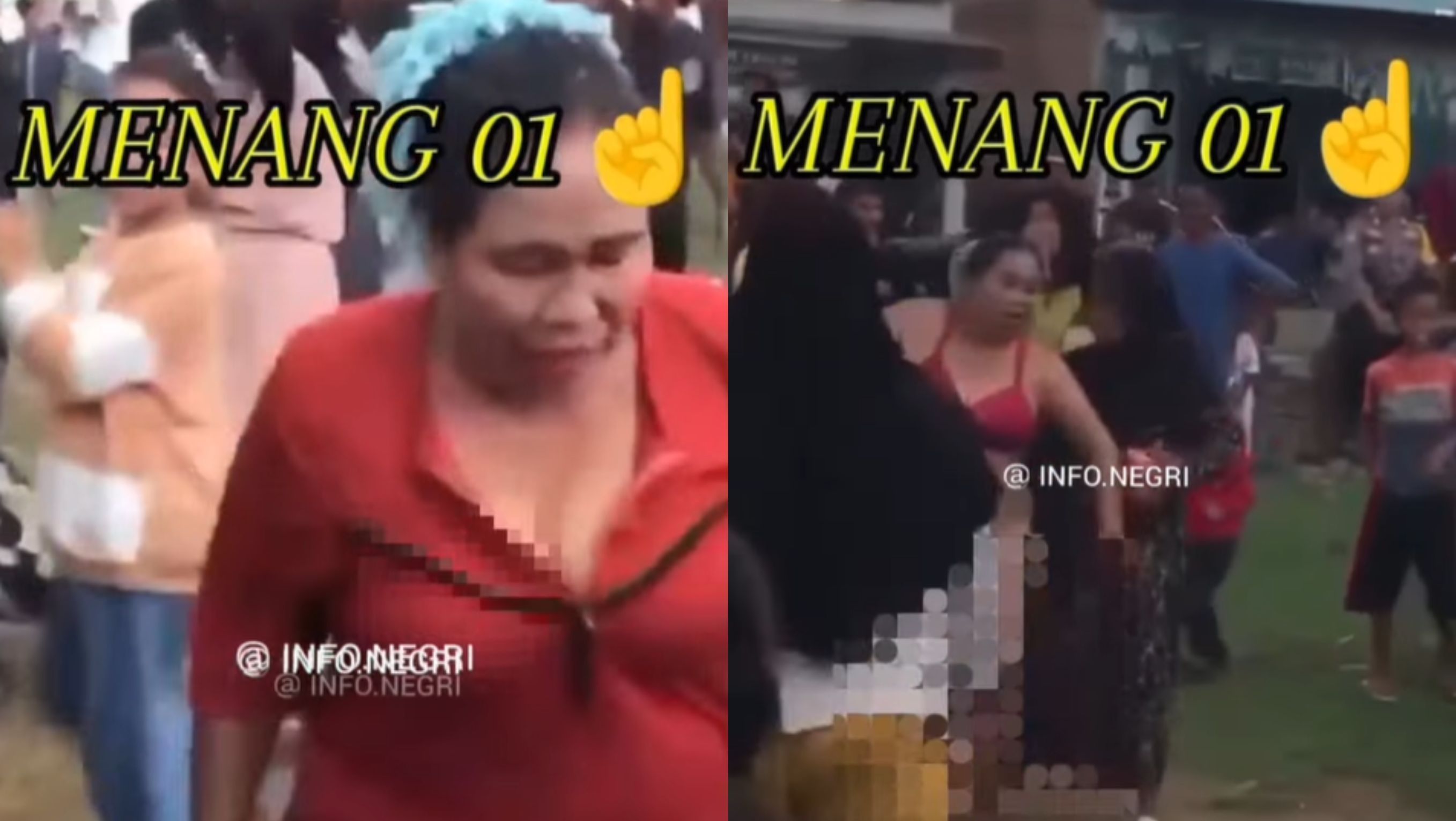 Emak-emak Telanjang Saat Rayakan Kemenangan Pilkada <b>(Instagram)</b>