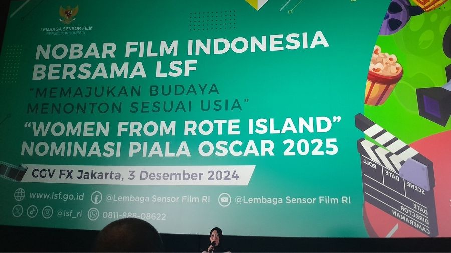 Nonton bareng film Women from Rote Island <b>(Ntvnews.id/ Adiansyah)</b>