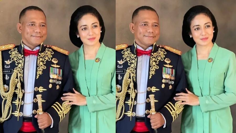 Mayjen TNI Arnold Aristoteles Paplapna Ritiauw dan sang istri, Dessy Arnold Ritiauw. <b>(Instagram)</b>