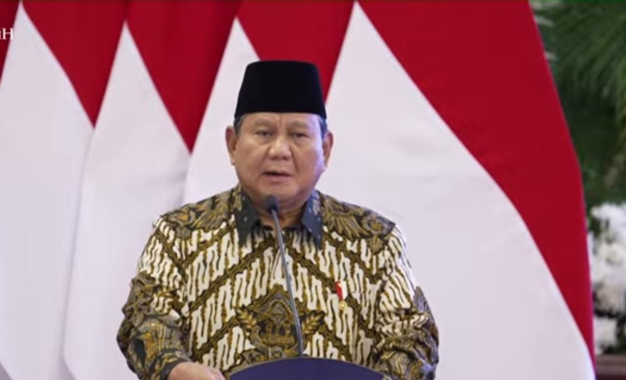 Presiden Prabowo Subianto meminta seluruh masyarakat Indonesia agar tetap waspada dalam di tengah situasi geopolitik yang terus memanas/Ist