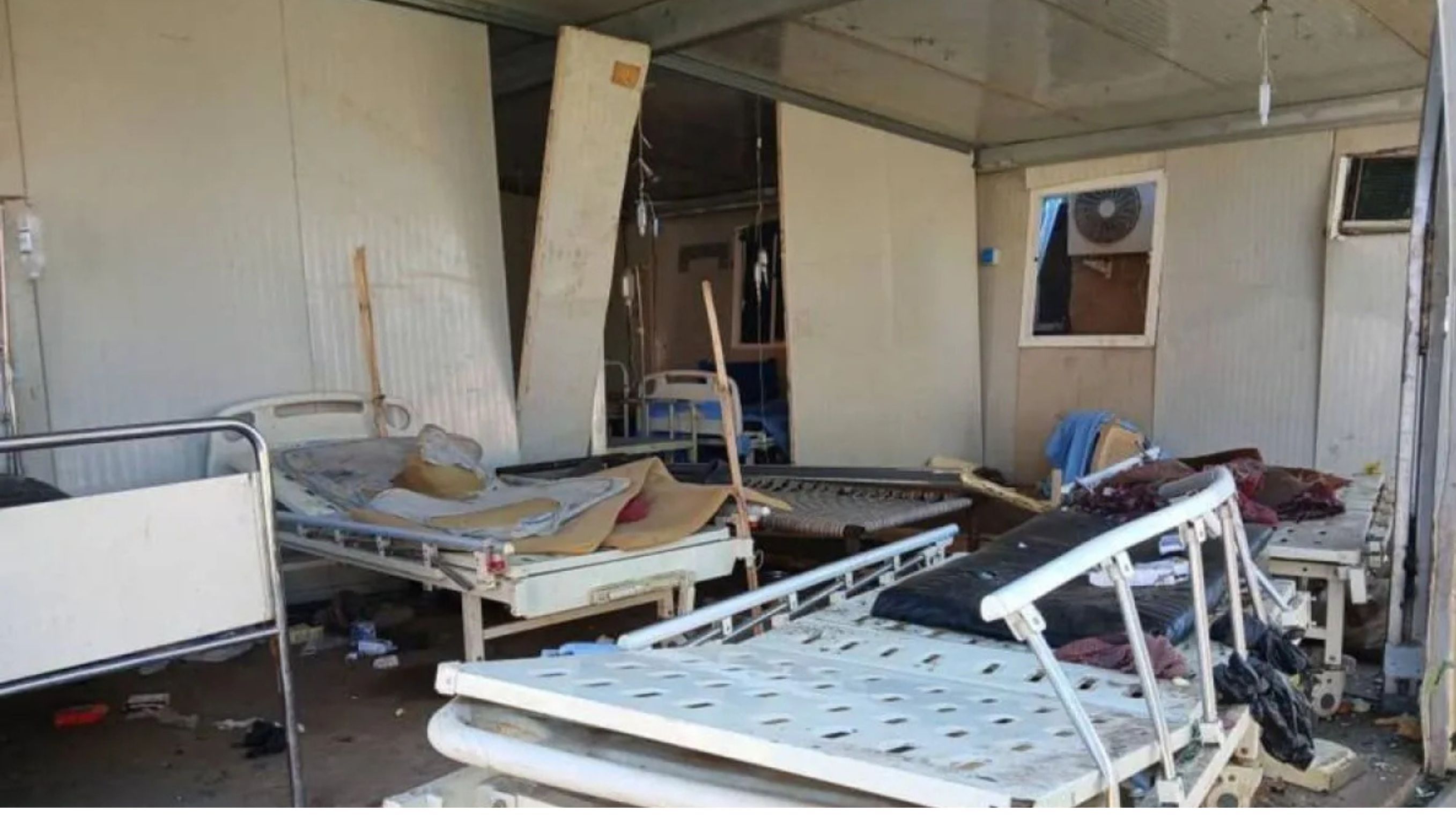 Foto yang diambil dengan ponsel pada 13 Desember 2024 ini menunjukkan pemandangan Rumah Sakit Saudi setelah serangan rudal di El Fasher, ibu kota Negara Bagian Darfur Utara di Sudan barat. <b>((Antara))</b>