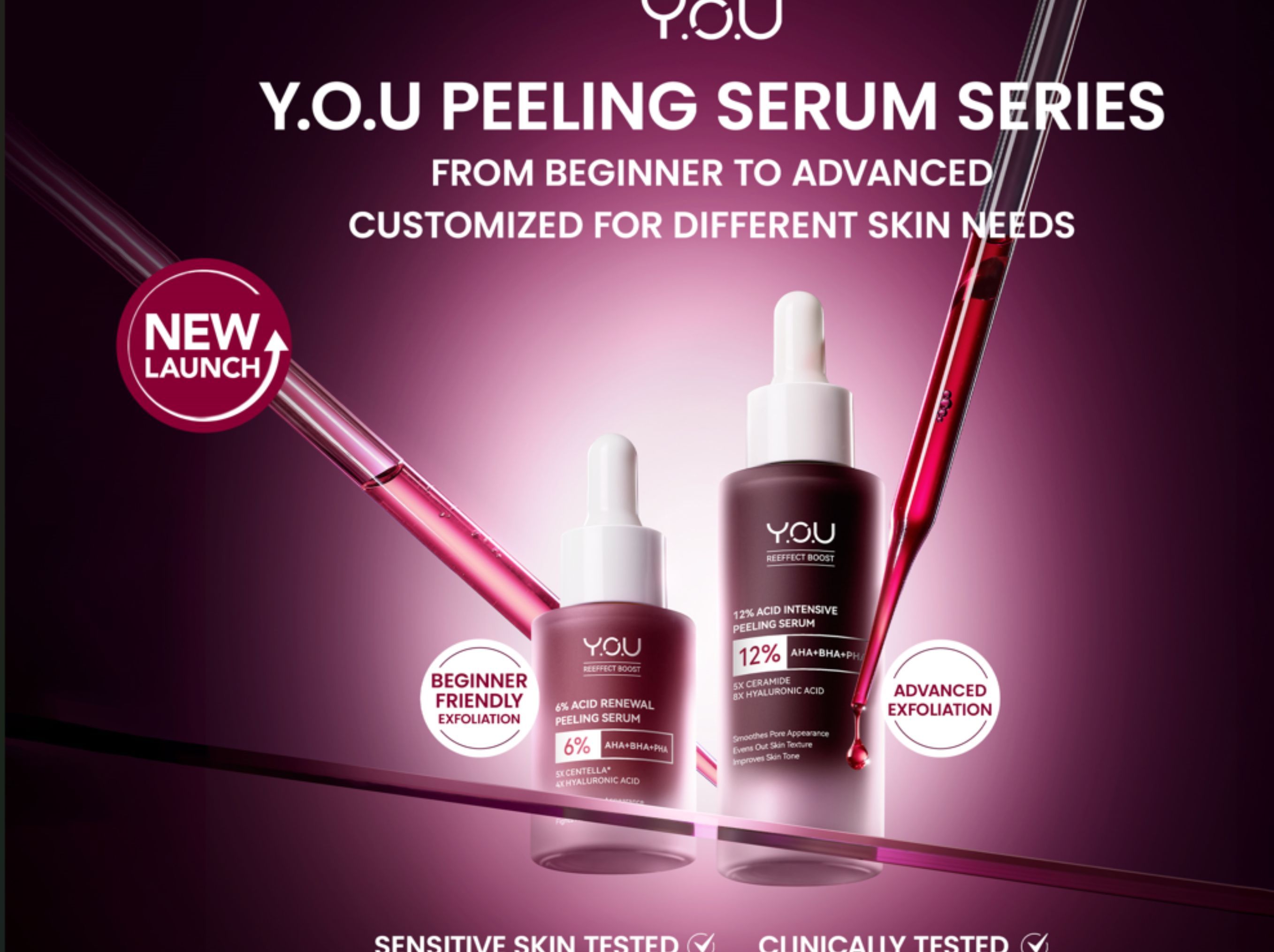 Kedua varian Y.O.U peeling serum saat ini sudah hadir  <b>(DOK)</b>