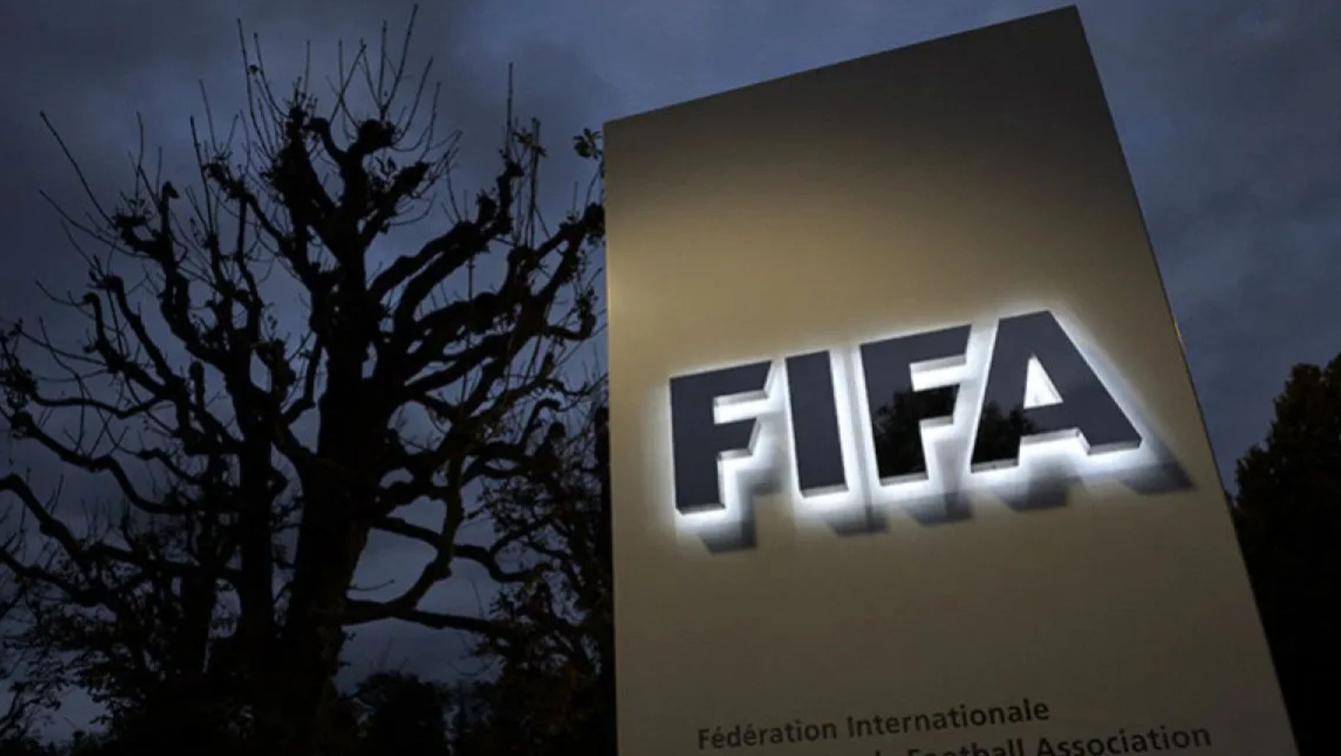 Logo FIFA di depan kantor pusatnya di Zurich, Swiss <b>((Antara))</b>