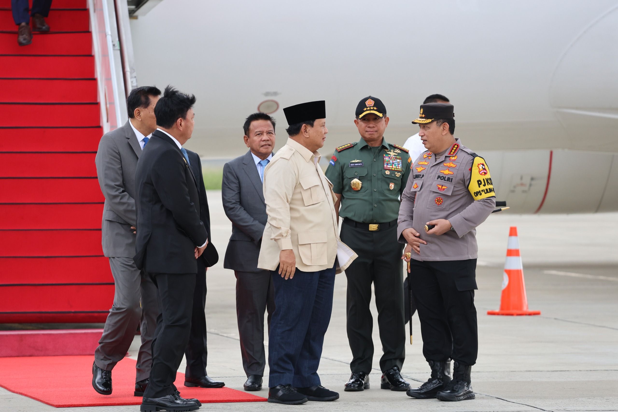 Prabowo tiba di Indonesia <b>(Dok. NTVNews.id)</b>