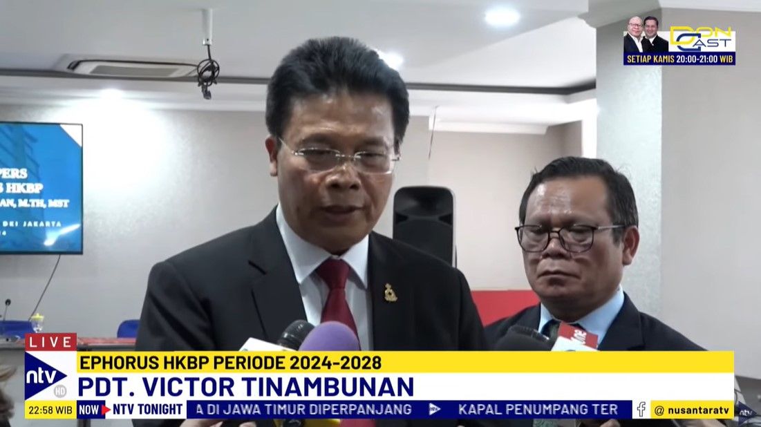 Ephorus HKBP Periode 2024-2028, Pendeta (Pdt) Victor Tinambunan. 