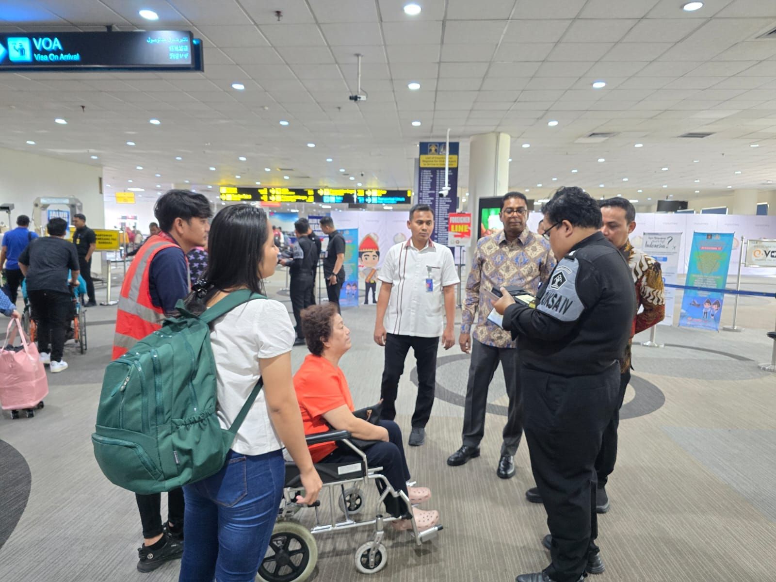 Imigrasi di Bandara Kualanamu <b>(Dok: NTVNews.id)</b>