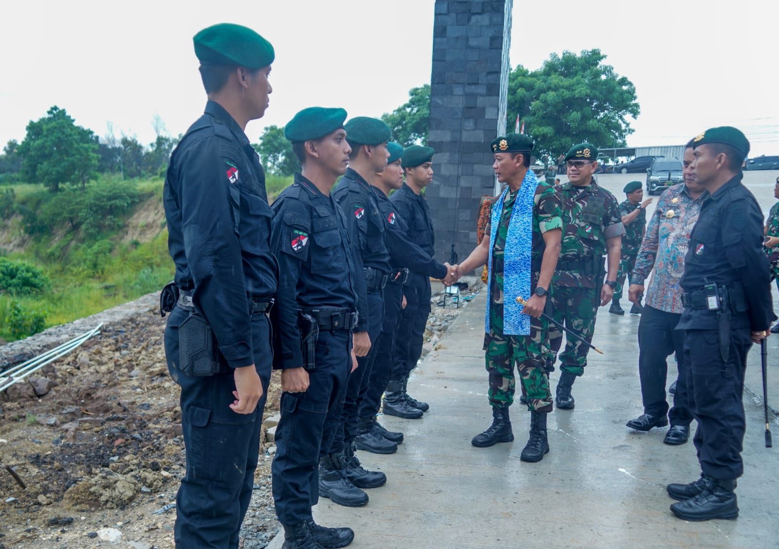 Pangkostrad dan Pj Bupati Bekasi resmikan Pembangunan Yontaipur Kostrad <b>(Dok: NTVNews.id)</b>