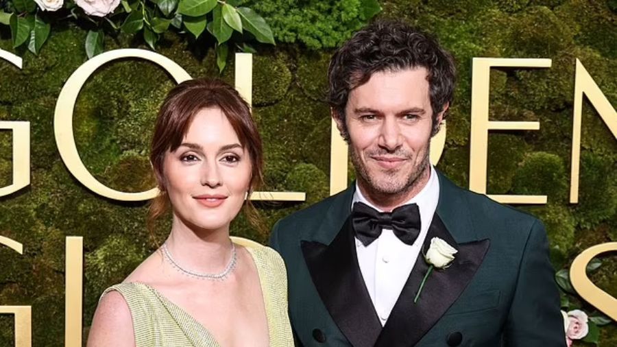 Adam Brody dan Leighton Meester <b>(Daily Mail)</b>