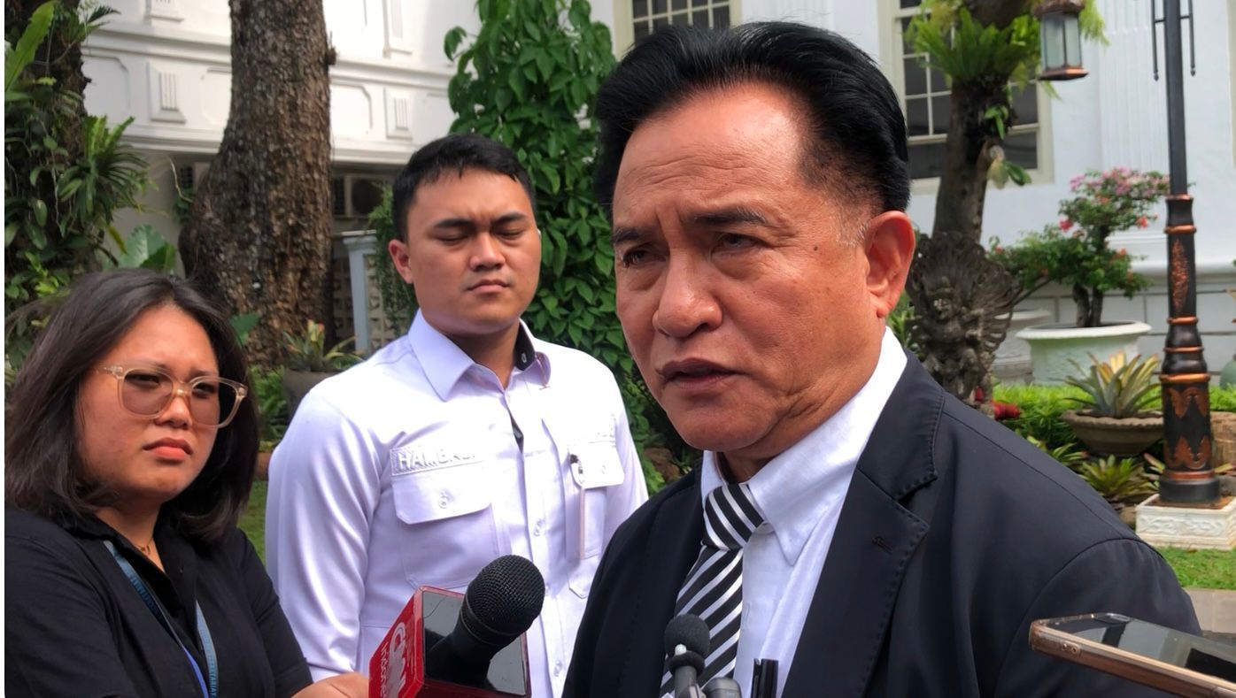 Menteri Koordinator Bidang Hukum, HAM, Imigrasi, dan Pemasyarakatan Yusril Ihza Mahendra <b>(NTVnews.id/Deddy Setawan)</b>