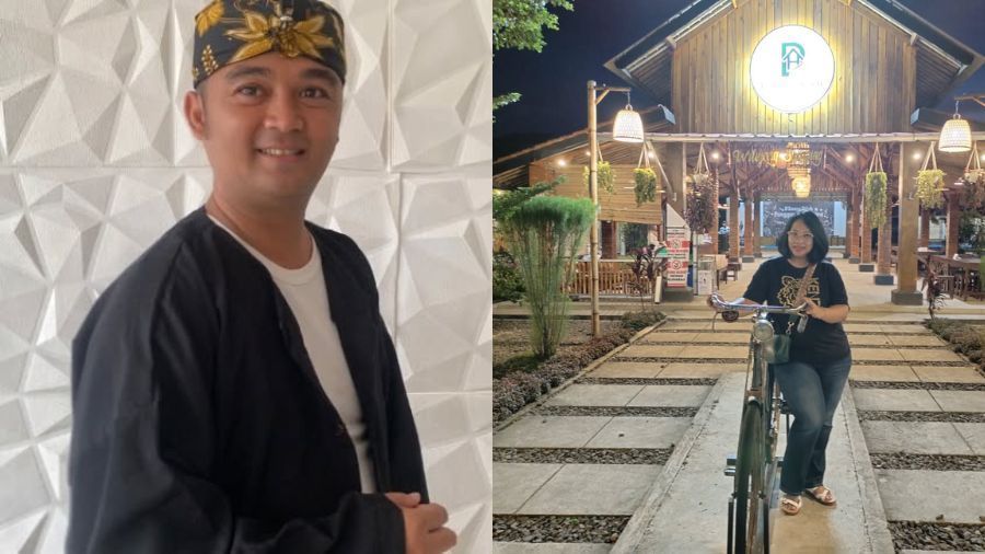 Aktor Sandy Permana dan sang istri, Ade Andriani. <b>(Instagram)</b>