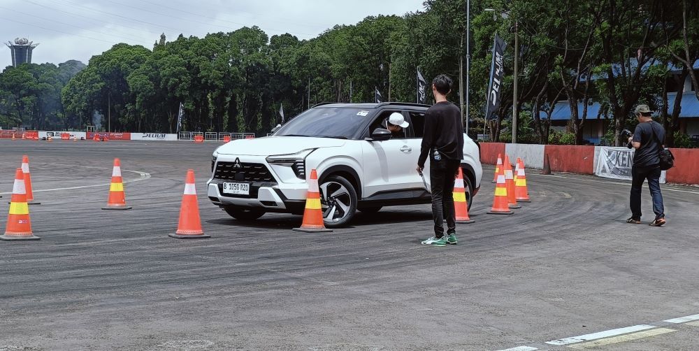 Acara bertajuk &quot;XFORCE Media City Adventure&quot; pada 13-14 Januari 2025, diikuti puluhan media untuk mencoba Mitsubishi Xforce Ultimate with Diamond Sense. (Foto: Adiantoro/NTV)