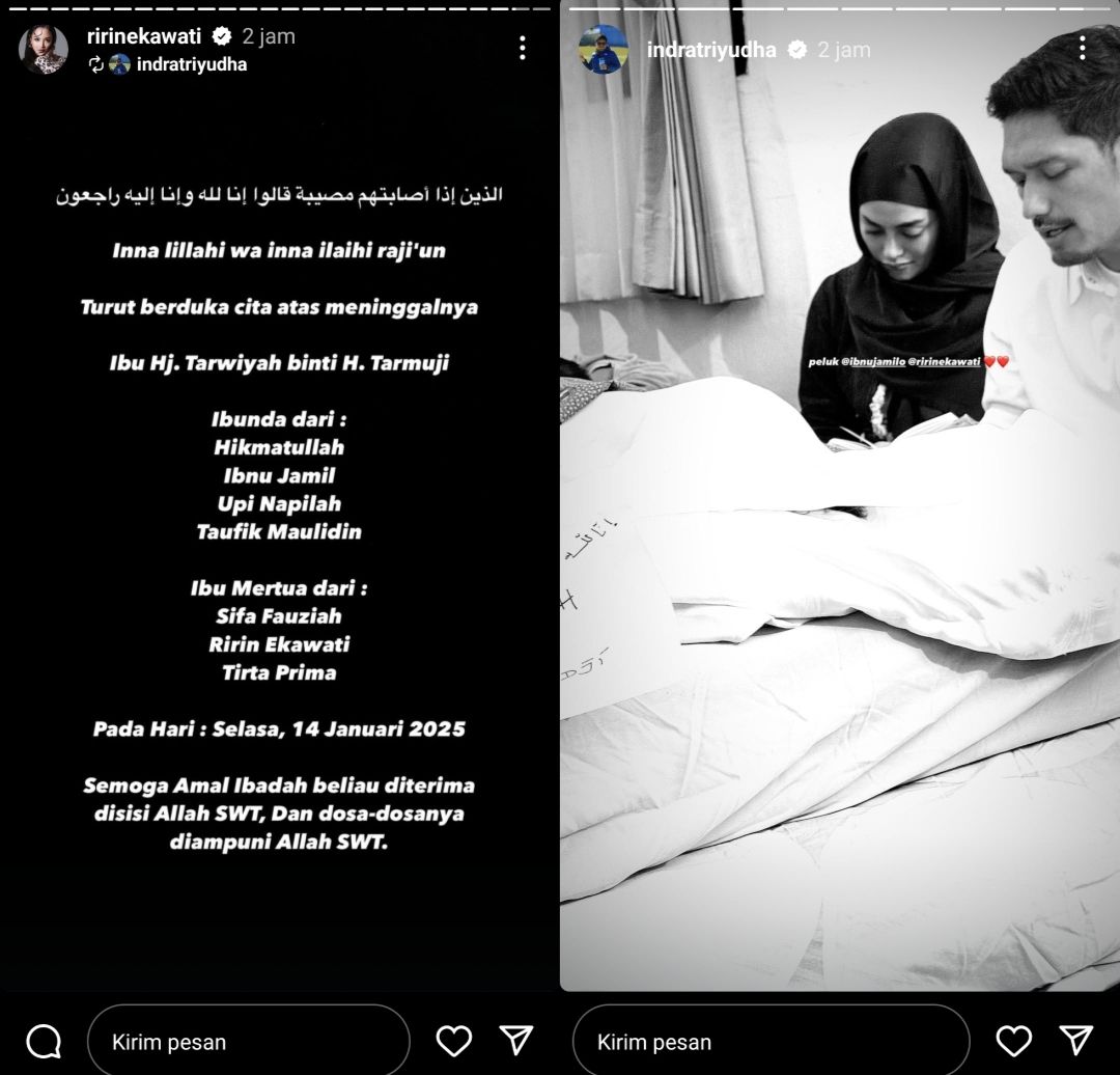 Ibu Ibnu Jamil Meninggal Dunia <b>(Instagram)</b>