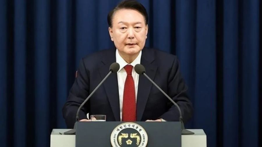 Pejabat keamanan kepresidenan Korea Selatan pada Sabtu (4/1/2025) menolak permintaan polisi agar Presiden Yoon Suk Yeol hadir guna diperiksa terkait upaya darurat militernya yang gagal bulan lalu. <b>(Dok.Antara)</b>