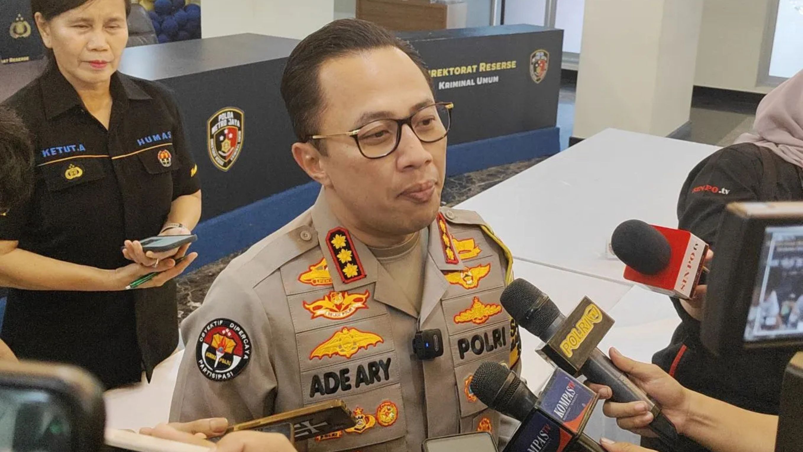 Kabid Humas Polda Metro Jaya Komisaris Besar Polisi Ade Ary Syam Indradi <b>((Antara) )</b>