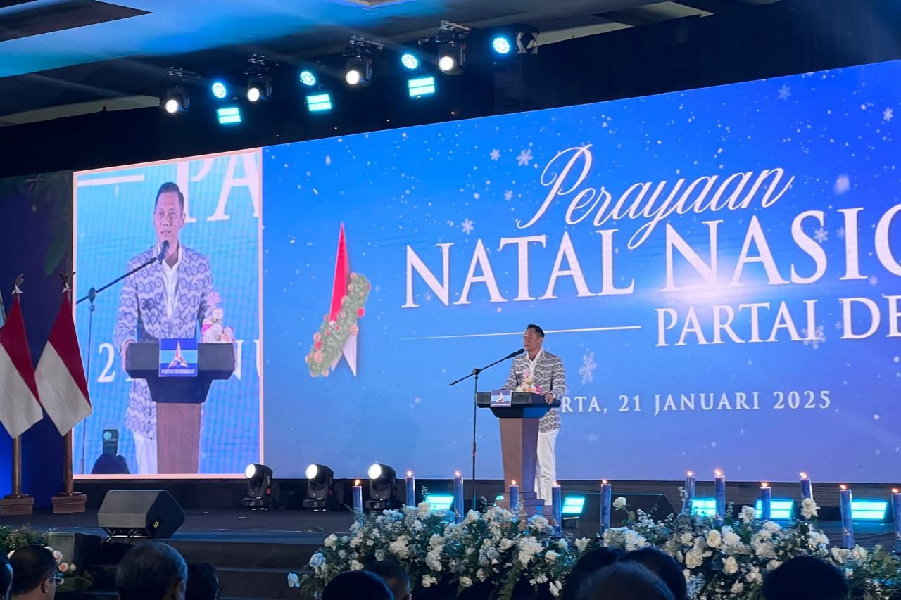 Perayaan Natal Nasional Partai Demokrat 2024. 