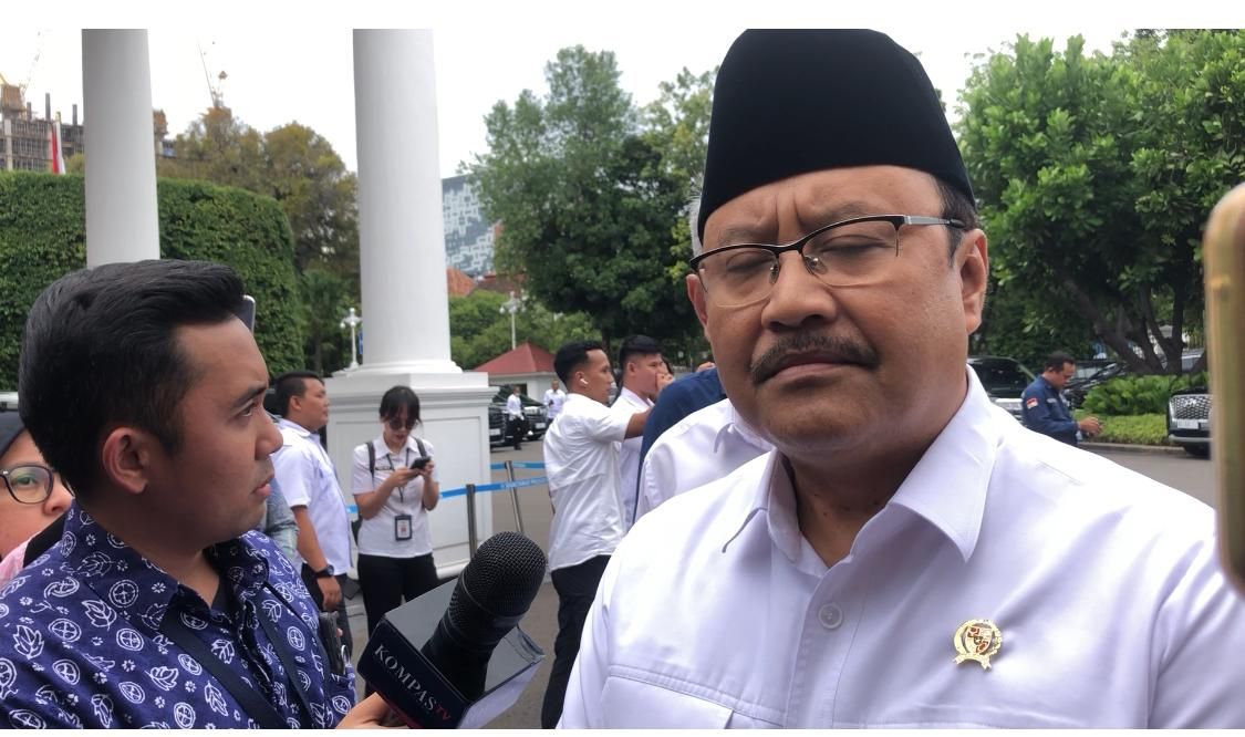 Menteri Sosial Saifullah Yusuf atau Gus Ipul <b>(NTVnews.id/Deddy Setiawan)</b>