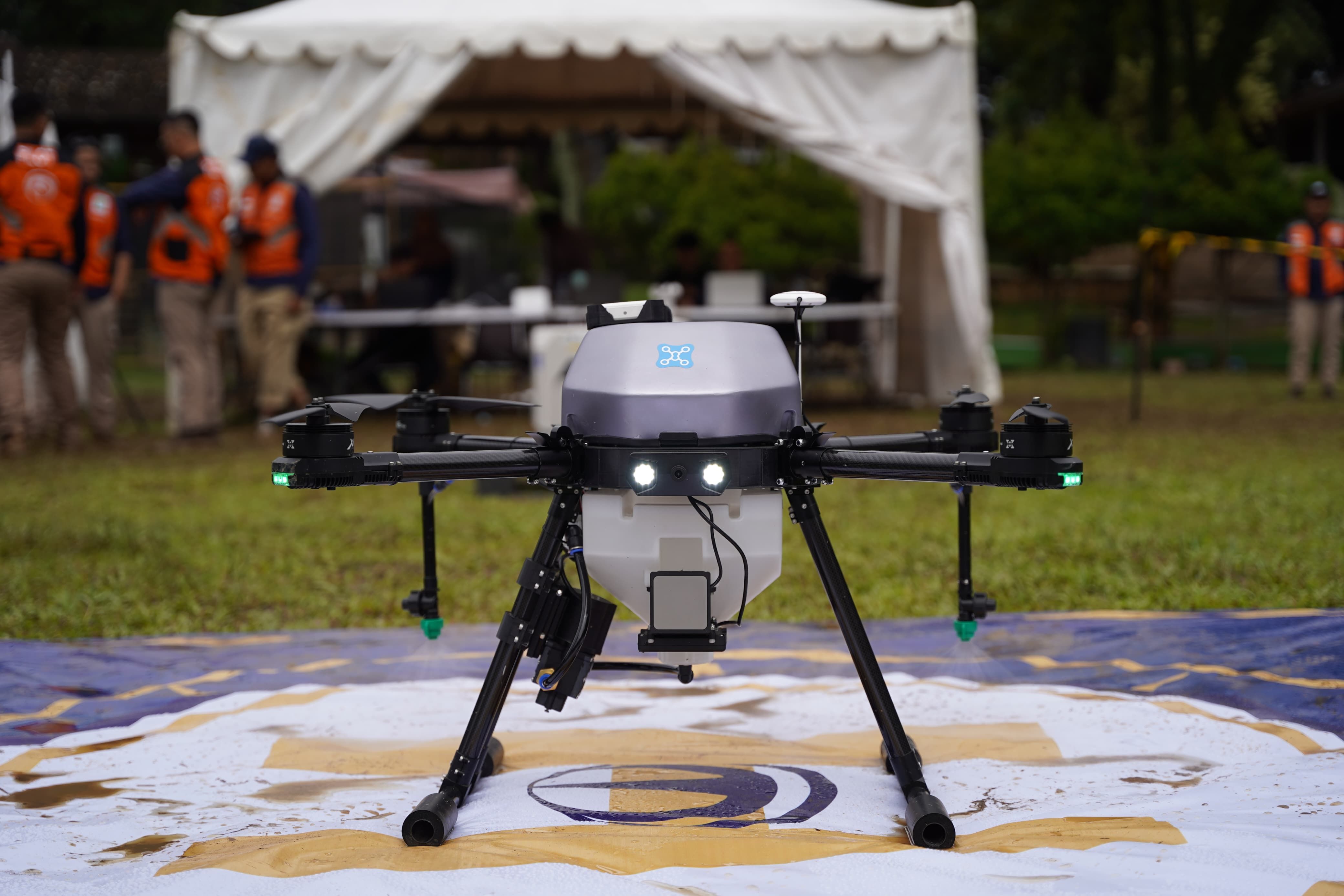 Terra Drone Gelar Demonstrasi Penerbangan Multi Drone Berbasis UTM Pertama di RI <b>(ISTIMEWA)</b>