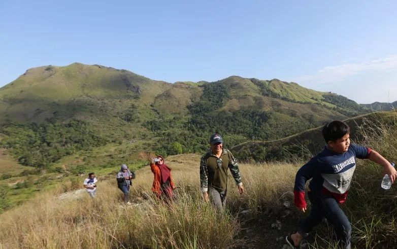 Ilustrasi pendaki gunung. (Antara) 